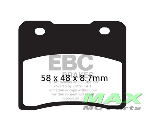 EBC Disc pad set *FRONT* FA102