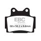 EBC Disc pad set FRONT FA104 FZS600 FAZE