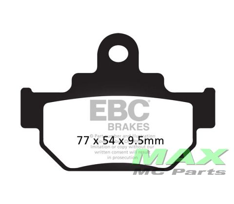 EBC Disc pad *FRONT* FA106/2TT DR650