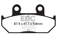 EBC Disc pad *FRONT*FA124/2 *9,8MM*