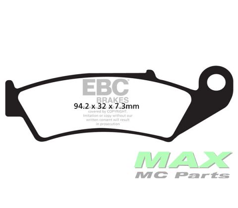EBC Disc pad set FRONT FA125TT MX