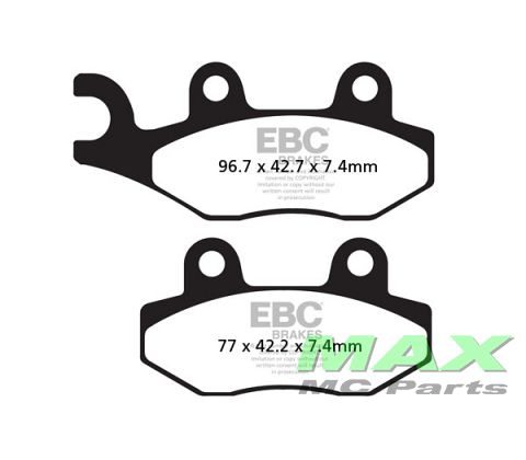 EBC Double- H Sintered Sportbike pad set