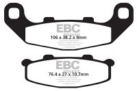 EBC Disc pad *FRONT/REAR* FA141