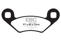 EBC Disc pad set FA159TT MX/ATV