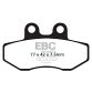 EBC Double- H Sintered Sportbike pad set