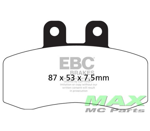 EBC Disc pad set FRONT FA177 PEGASO
