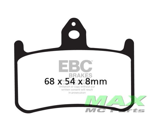 EBC Disc pad set*FRONT* FA187