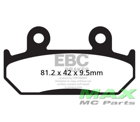 EBC Sintered Sportbike*FRONT*CBR600F 91-