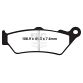 EBC Disc pad set USA:FA209/2