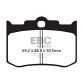EBC Double- H Sintered Sportbike pad set