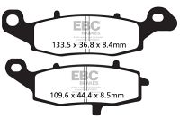 EBC Disc pad set FA229 *FRONT LH*