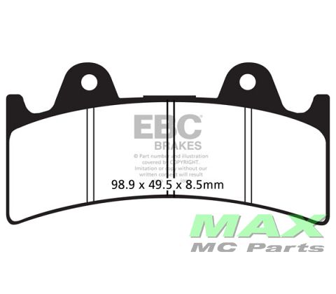 EBC Double- H Sintered Sportbike pad set