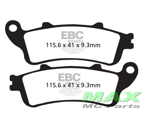 EBC Disc pad SINTER *FRONT* FA281HH