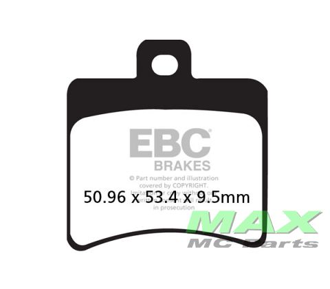 EBC Disc pad set REAR FA298