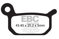 EBC Disc pad set F/R FA325R KTM
