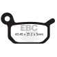 EBC Disc pad se FRONT/REAR FA325TT KTM