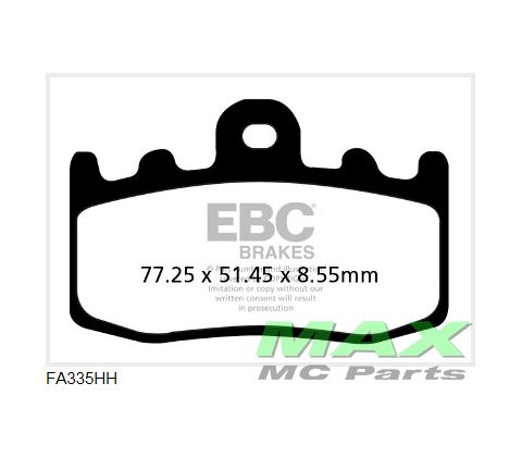 EBC Double-H Sinter*FRONT*FA335HH BMW