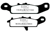 EBC Disc pad set FA342R