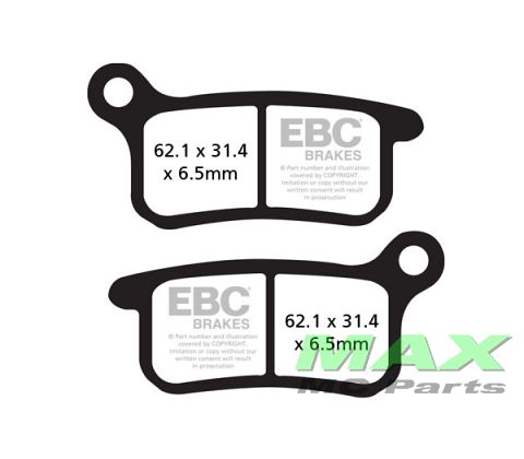 EBC Disc pad set SINTER FA357R