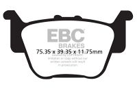 EBC Disc pad set REAR FA373TT TRX650