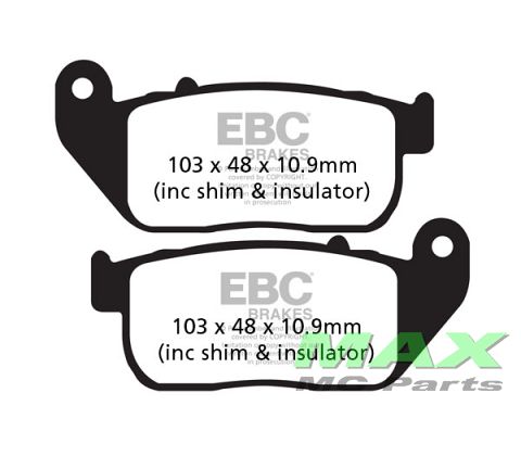 EBC Disc pad set FA381 HARLEY DAVIDSON