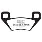 EBC Disc pad set FRONT FA395TT