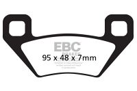 EBC Disc pad set FRONT FA395TT