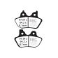 EBC Disc pad set FRONT FA400  HARLEY D