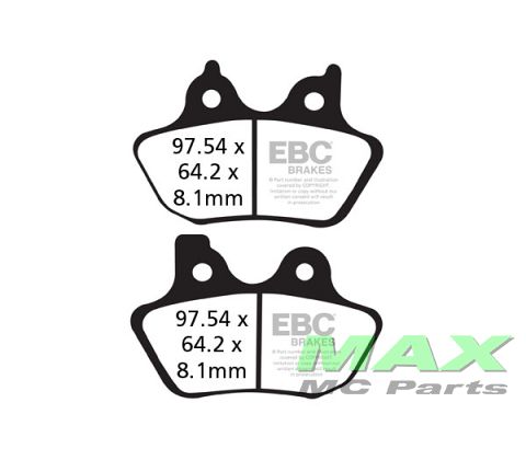 EBC Disc pad set FRONT FA400  HARLEY D