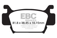 EBC Disc pad set FRONT FA410R TRX500