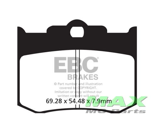 EBC Double- H Sintered Sportbike pad set