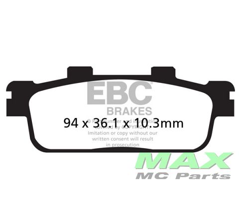 EBC Disc pad set FA427TT