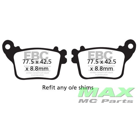 EBC Disc pad set *REAR* FA436