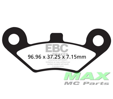 EBC Disc pad set FRONT FA453TT DIRT/MX