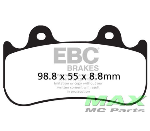 EBC Double- H Sintered Sportbike pad set