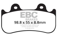 EBC Double- H Sintered Sportbike pad set