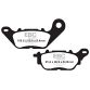 EBC Disc pad set FRONT(REAR) FA464