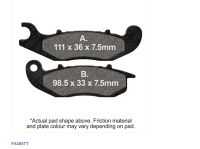 EBC Disc pad *FRONT* FA465TT DIRT BIKE