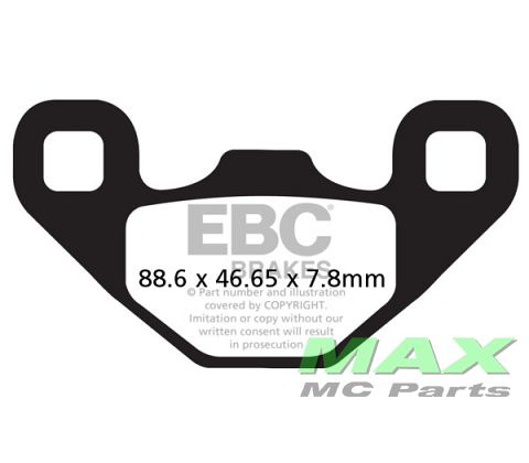 EBC Disc pad set FA489R