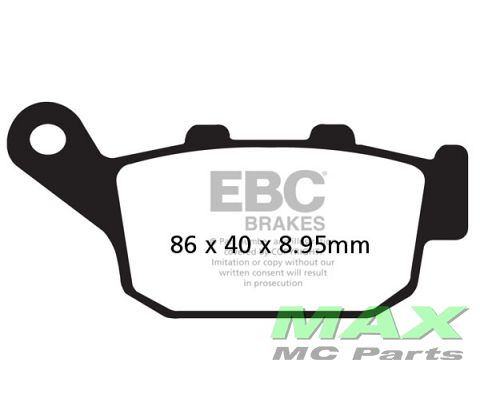 EBC Disc pads*REAR* FA496 CB500F SV650