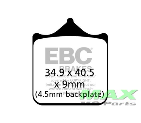 EBC Disc pad*FRONT*BMW-S1000R TRIUMPH