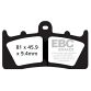 EBC Disc pad sinter*FRONT* FA613HH BMW