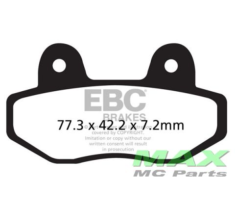EBC Disc pad set  FA622TT - CARBON
