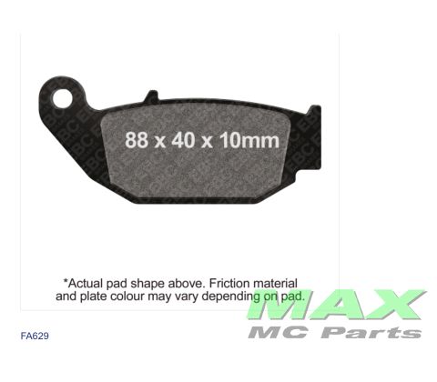 EBC Disc pad *REAR*  FA629