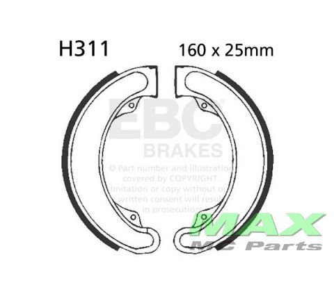 EBC Brake shoe set H311