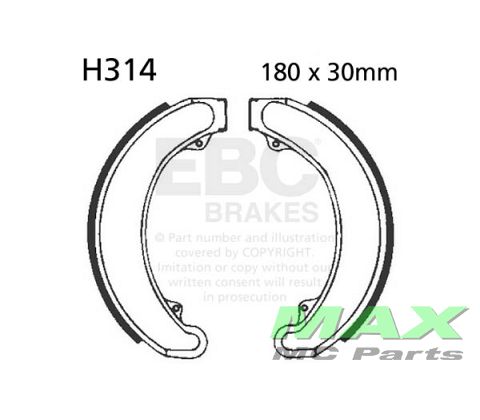 EBC Brake shoe set FRONT H314 CB350T