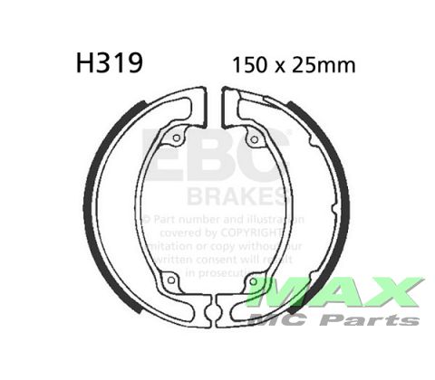 EBC Brake shoe set H319