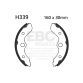 EBC grooved brake shoe set H339G