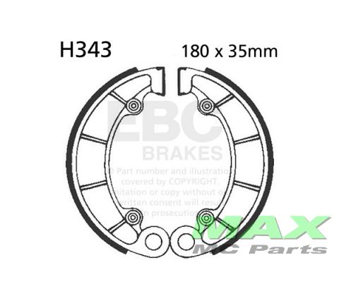 EBC Brake shoe set H343 PC800 VF700 VT75