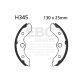 EBC grooved brake shoe set H345G